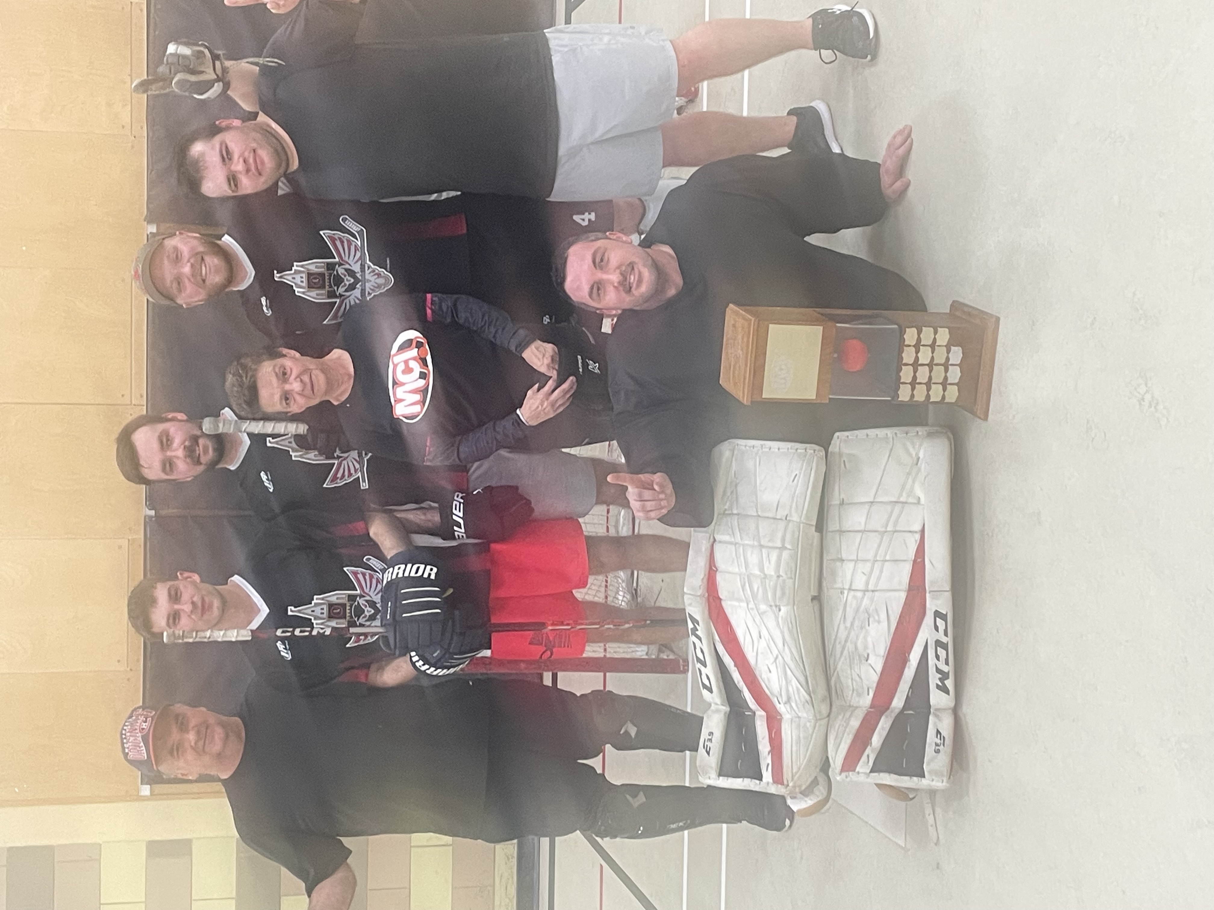 photo of monday champions in a group